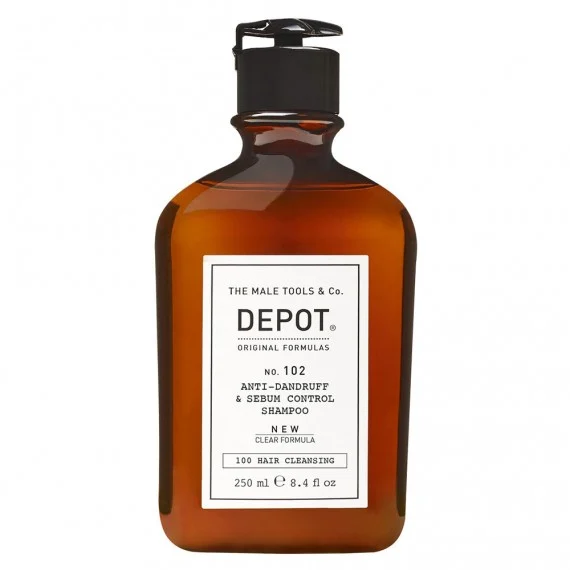 Depot No.102 Anti-Dandruff & Sebum Control Shampoo 250ml - shampoo uomo antiforfora e sebo