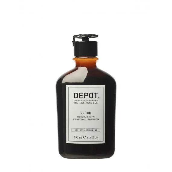 Depot No.108 Detoxifying Charcoal Shampoo 250ml - shampoo detossinante tutti tipi di capelli