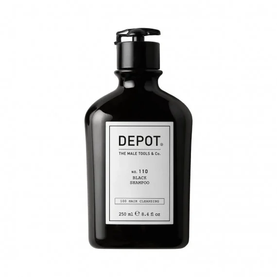 Depot No.110 Black Shampoo 250ml - shampoo uomo pigmentato capelli naturali e tinti