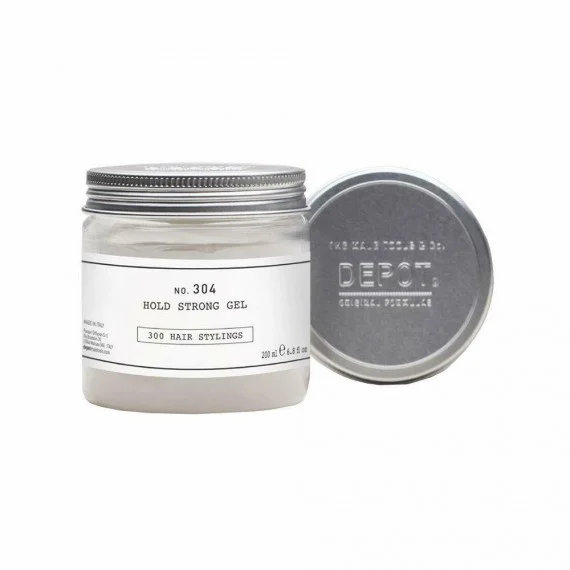 Depot No.304 Hold Strong Gel 200ml - gel styling uomo fissaggio forte