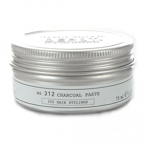 Depot No.312 Charcoal Paste 75 ml pasta uomo modellante al carbone fissaggio forte