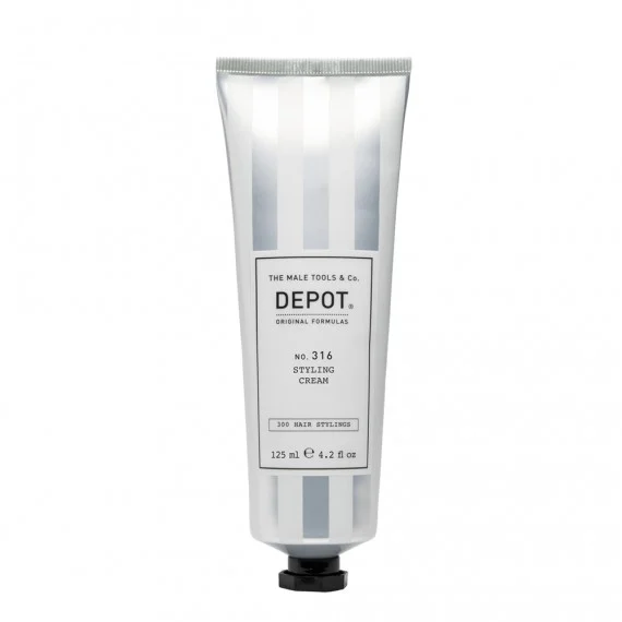 Depot No.316 Styling Cream 125ml - crema modellante styling uomo fissaggio medio