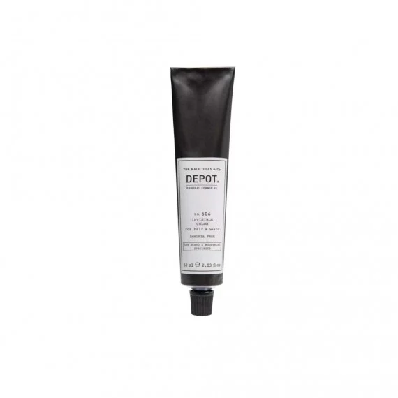 Depot No.506 Invisible Colour Colorazione .011 Titanium 60ml - colorazione uomo semi-permanente chiaro cenere intenso