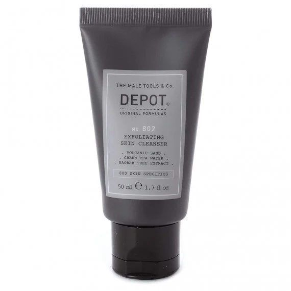 Depot No.802 Exfoliating Skin Cleanser 50ml scrub detergente viso uomo