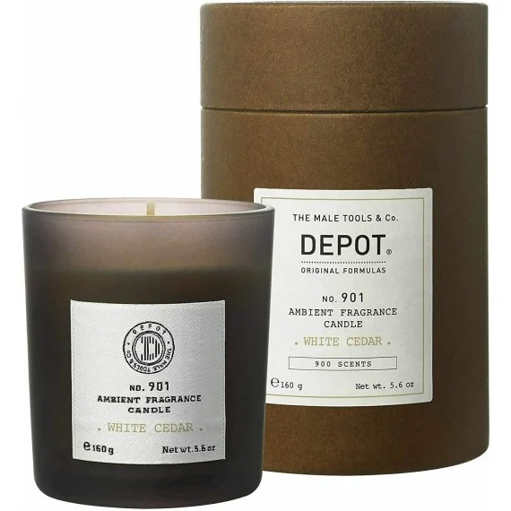 Depot No.901 Ambient Fragrance Candle WHITE CEDAR 160grammi - candela profumata fragranza agrumata ambrata legnosa