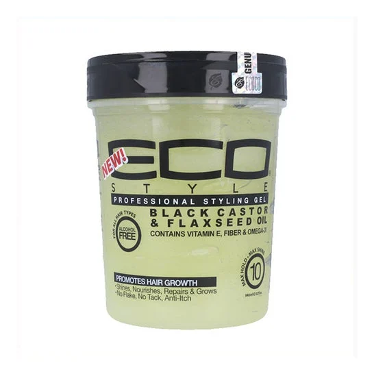 Eco Styler Gel Fissante Ricino Nero Senza Alcol Forte 946ml