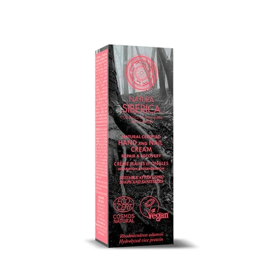 Natura Siberica Crema de Manos y Uñas Reparación y Recuperación 75ml