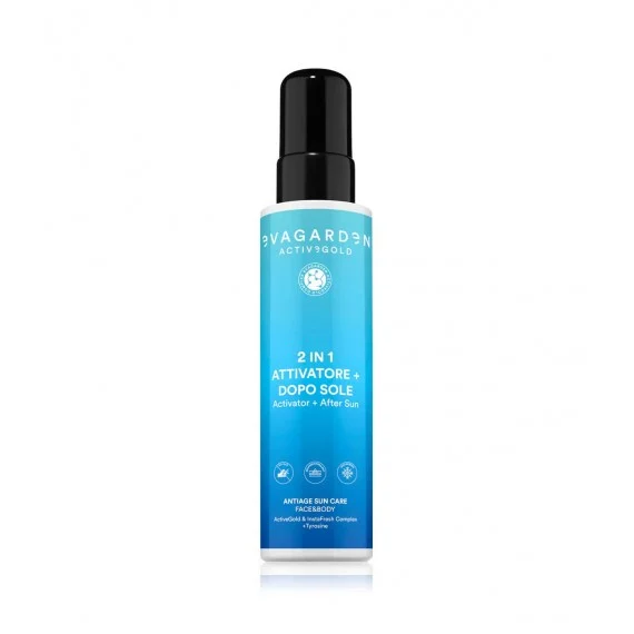 Evagarden 2 in 1 Attivatore+Doposole 150ml - trattamento corpo solare attivatore/doposole