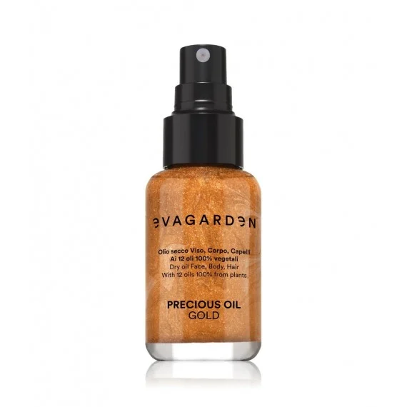 Evagarden Precious Oil Gold 50ml - olio secco multifunzionale viso corpo capelli