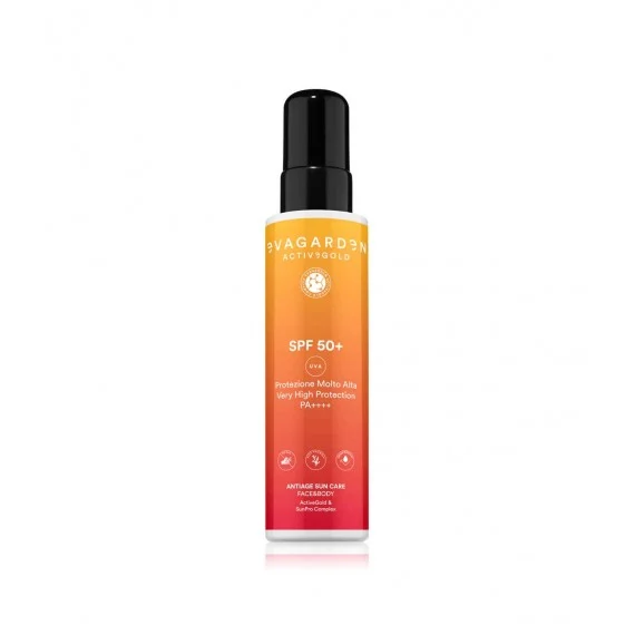 Evagarden SPF50+ Protezione Molto Alta 150ml - trattamento solare antietà viso e corpo