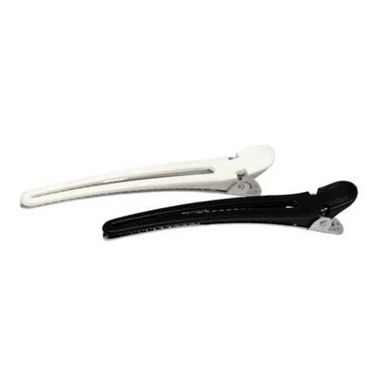 Bifull Pinza Pato Aluminio Blanco-Negro 12uds