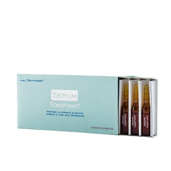 Fisiocosmesi Dermosan Serum Tonifiant 10*5ml - fiale d'urto tonificante rassodante viso