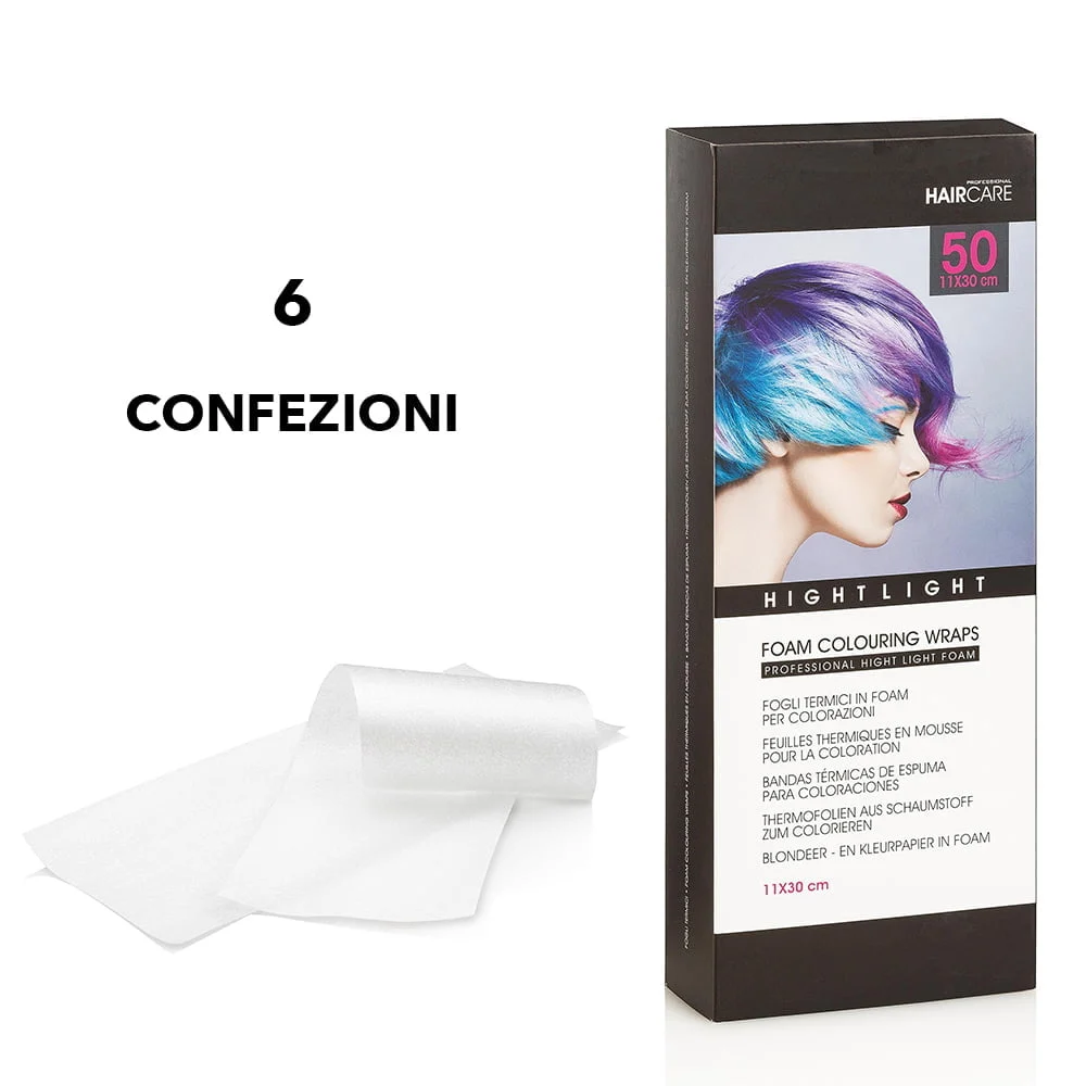 6 confezioni di Fogli termici in foam per colorazioni