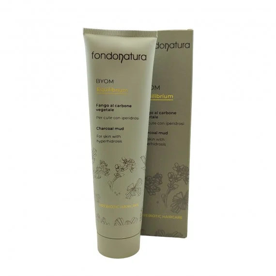 Fondonatura BYOM Equilibrium Fango al Carbone Vegetale 150ml - fango riequilibrante cute con iperidrosi