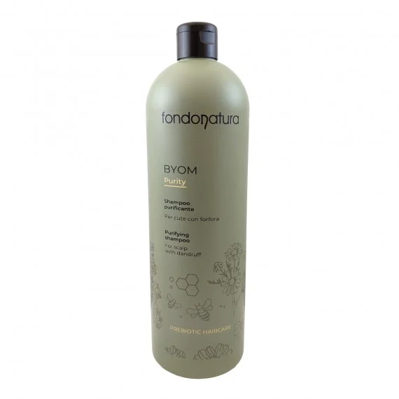 Fondonatura BYOM Purity Shampoo Purificante 1000ml - shampoo purificante cute con forfora