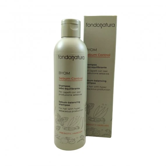 Fondonatura BYOM Sebum Control Shampoo Seboequilibrante 250ml - shampoo seboequilibrante cute e capelli grassi