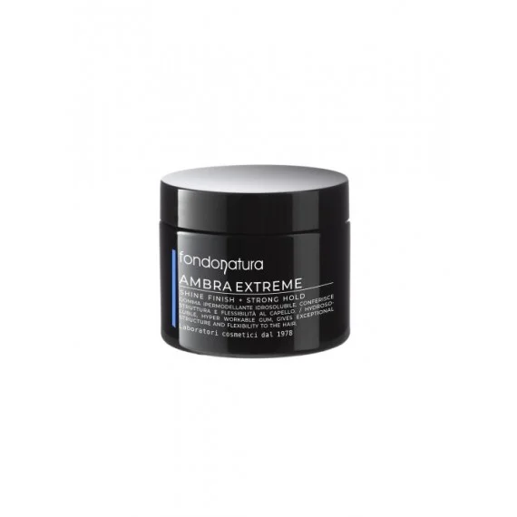 Fondonatura HYDRO AMBRA Extreme Shine Finish Strong Hold 125g - gomma ipermodellante idrosolubile forte flessibile