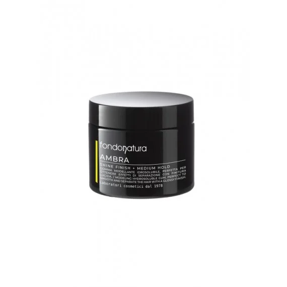 Fondonatura HYDRO AMBRA Shine Finish Medium Hold 125g - gomma styling lucidante tutti capelli