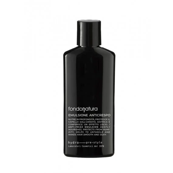 Fondonatura HYDRO Emulsione Anticrespo 150ml - emulsione pre-styling disciplinante capelli crespi ribelli