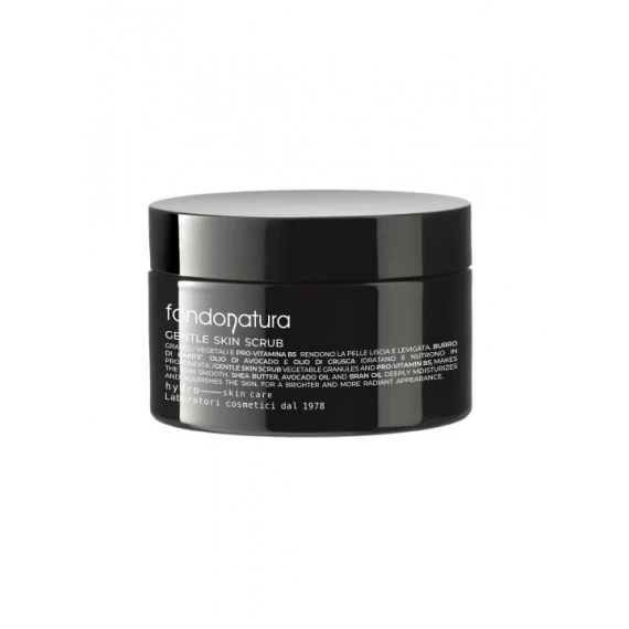 Fondonatura HYDRO Gentle Skin Scrub 200g - scrub viso uomo granuli vegetali