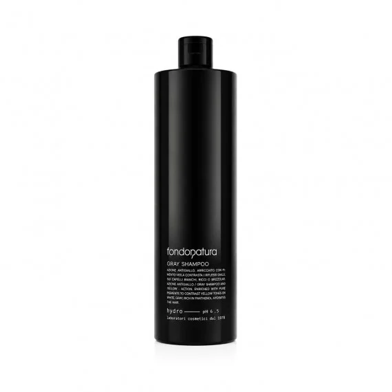 Fondonatura HYDRO Gray Shampoo 1000ml - shampoo antigiallo capelli bianchi decolorati meches