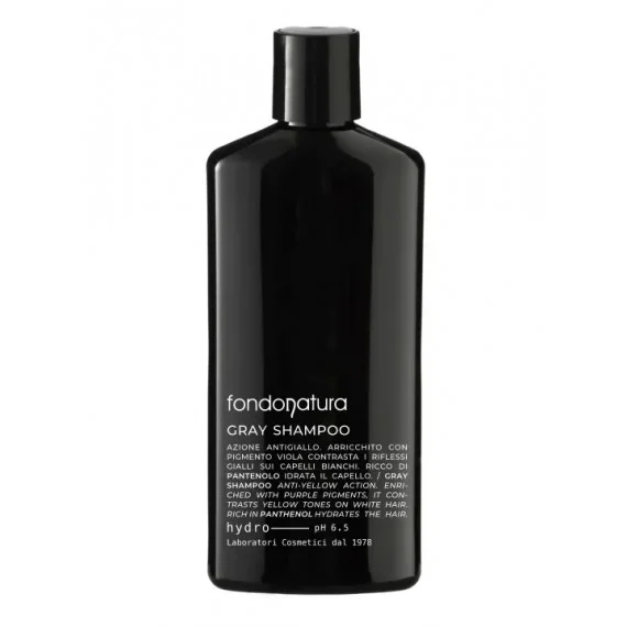 Fondonatura HYDRO Gray Shampoo 250ml - shampoo antigiallo capelli bianchi decolorati