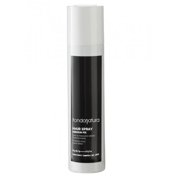 Fondonatura HYDRO Hair Spray Medium Fix 300ml - lacca styling tenuta media tutti capelli