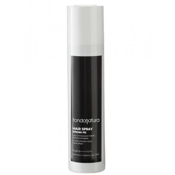 Fondonatura HYDRO Hair Spray Strong Fix 300ml - lacca styling tenuta forte tutti capelli