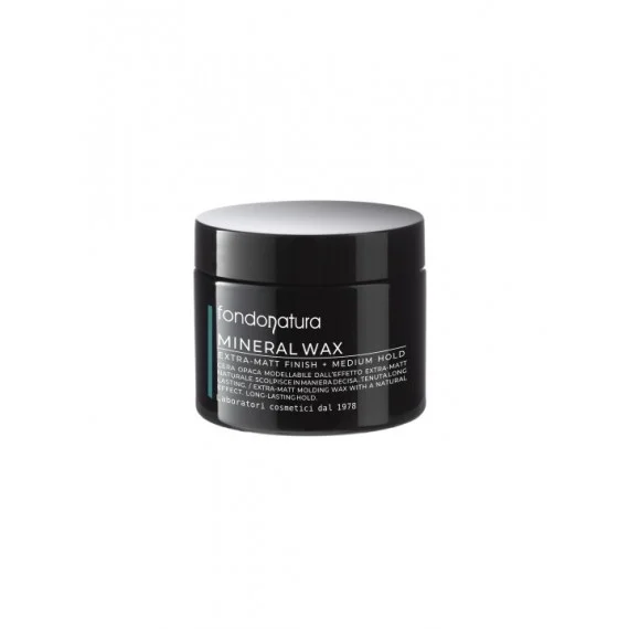 Fondonatura HYDRO Mineral Wax Extra Matt Medium Hold 125g - cera opaca modellante tenuta media