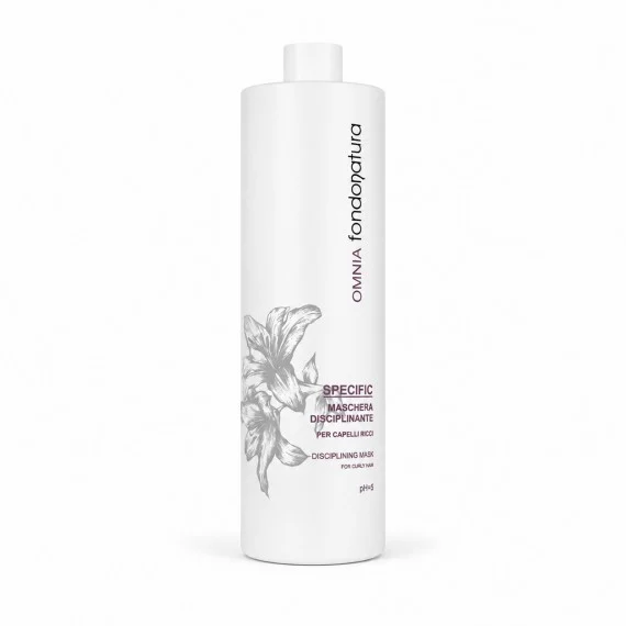 Fondonatura OMNIA Specific Maschera Disciplinante Ricci 1000ml - maschera disciplinante capelli ricci mossi