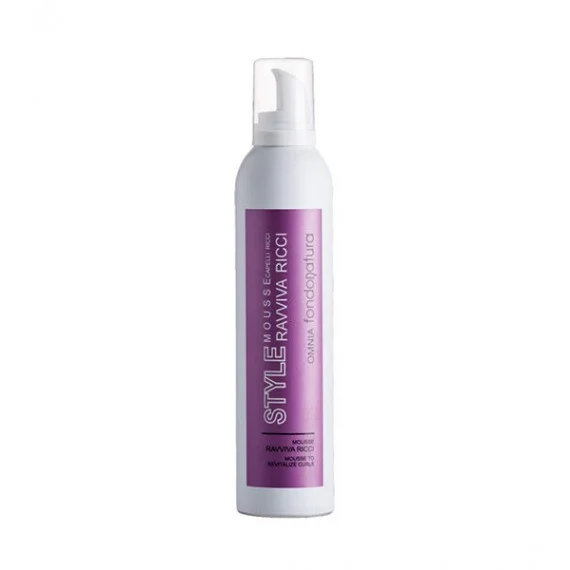 Fondonatura OMNIA Style Mousse Ravviva Ricci 250ml - mousse elasticizzante styling capelli ricci