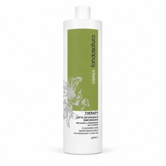 Fondonatura OMNIA Therapy Latte Detergente Rinforzante 1000ml - shampoo anticaduta rinforzante capelli fragili