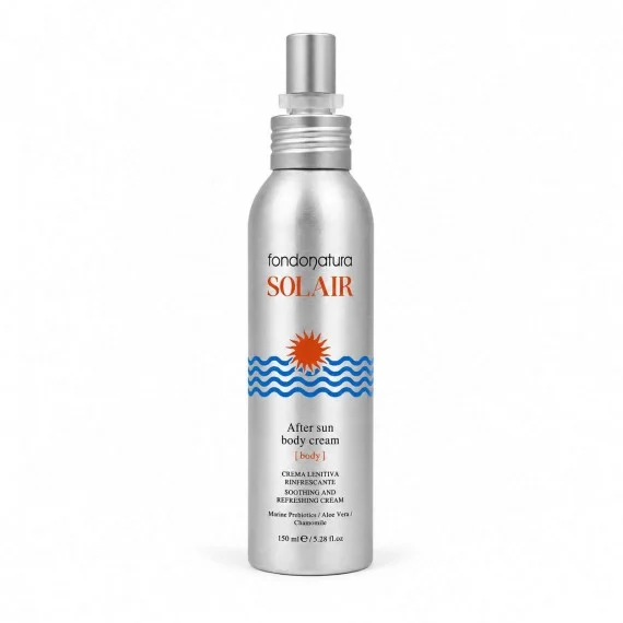 Fondonatura SOLAIR After Sun Body Cream 150ml NEW 2026 - crema corpo doposole lenitiva rinfrescante