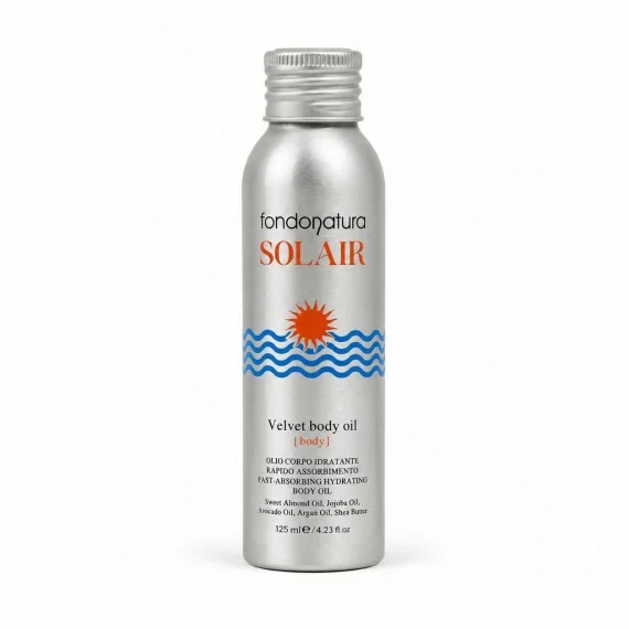 Fondonatura SOLAIR After Sun Velvet Body Oil 125m NEW 2026 - olio corpo nutriente dopo sole