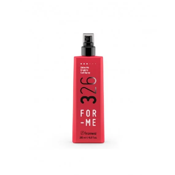Framesi FOR-ME 326 Shine Me Brightly Curl Spray 200ml - spray ondulante illuminante capelli ricci mossi
