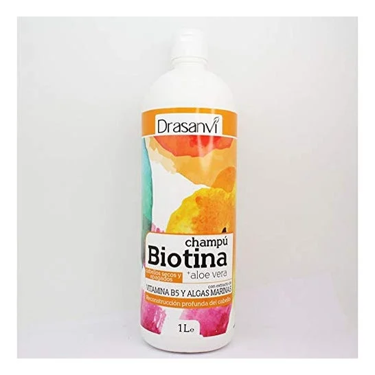 Drasanvi Biotin Aloe Vera Shampoo capelli secchi 1L