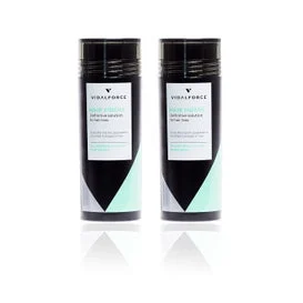 Vidalforce Pack Hair Fibers Keratin Microfibers Hair Loss Light Gray 2x30g