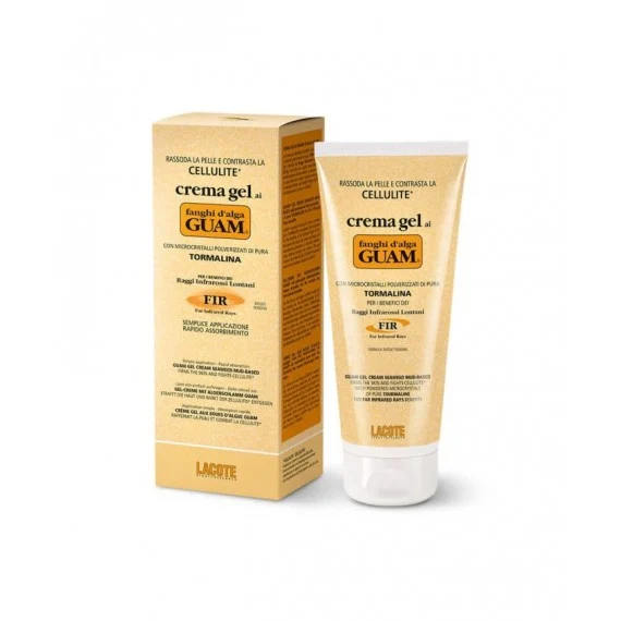 GUAM Crema Gel Fanghi d'Alga e Tormalina FIR 200ml - crema/gel anticelullite corpo rassodante con F.I.R