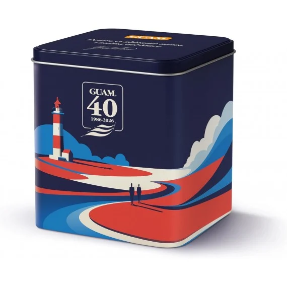GUAM Fanghi d'Alga 40 anni Fango FIR +Boost+Latta Blu 1kg+15g - trattamento/fango anticellutite corpo edizione limitata
