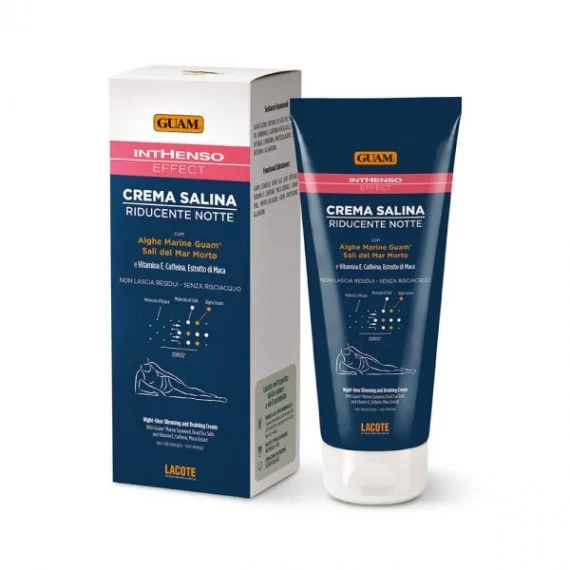 GUAM INTHENSO Effect Crema Salina Riducente Notte 200ml - trattamento d'urto snellente drenate notturno corpo
