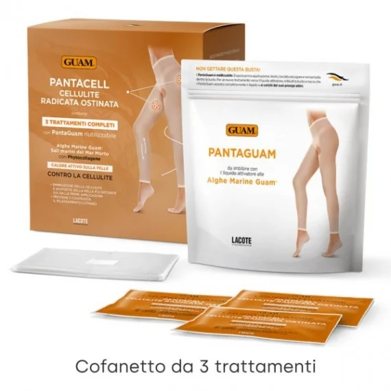 GUAM PANTACELL Cellulite Radicata Ostinata 3 Ricariche+1 pantalone - kit cellulite ostinata