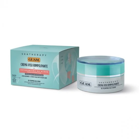 GUAM SEATHERAPY Crema Viso Rimpolpante 50ml - crema viso rimpolpante Acido Ialuronico e Astaxantina