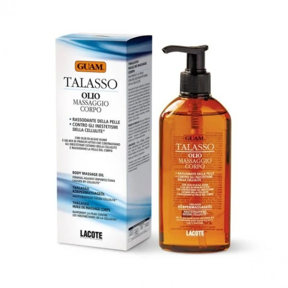 GUAM TALASSO Olio Massaggio Corpo 200ml - olio massaggio rassodante anticellulite corpo