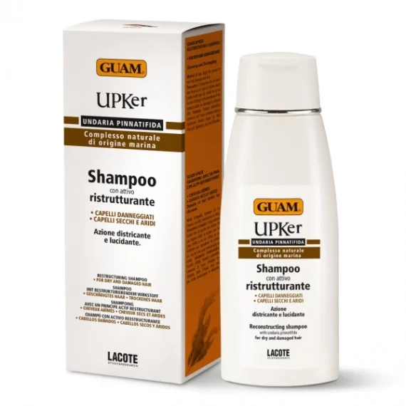 GUAM UPker Shampoo Ristrutturante 200ml - shampoo ristrutturante capelli danneggiati secchi aridi