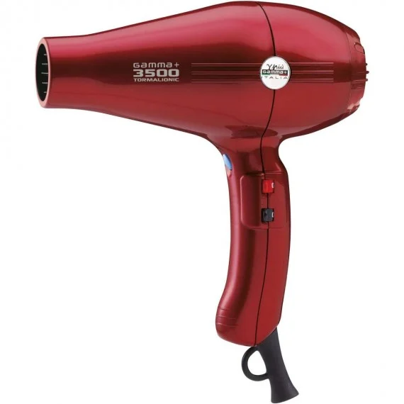 Gamma+ 3500 Power Rosso - asciugacapelli ultrapotente con Tormalionic Technology