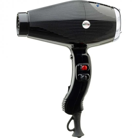 Gamma+ Aria Dual Ionic Nero - asciugacapelli con generatore ionico