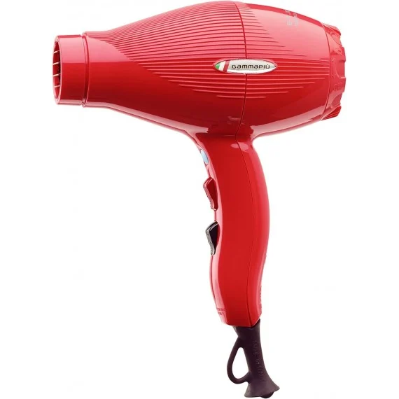 Gamma+ E-T.C. Light Rosso Marrakech - asciugacapelli compatto/leggero con turbo compressore