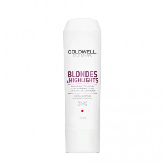 Goldwell Dualsenses Blonde & Highlights Anti-Yellow Conditioner 200ml - balsamo antigiallo capelli biondi decolorati