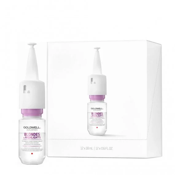 Goldwell Dualsenses Blondes & Highlights Serum 12x18ml - trattamento antigiallo capelli biondi decolorati