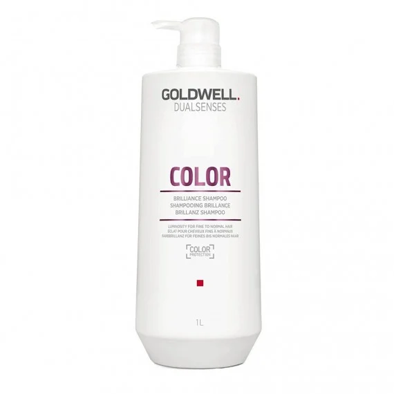 Goldwell Dualsenses Color Brilliance Shampoo 1000ml - shampoo protettivo capelli colorati fini a medi